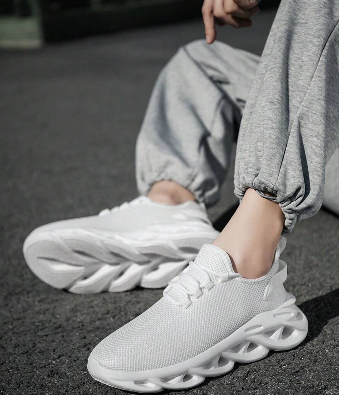 Breathable Mesh Blade Sole