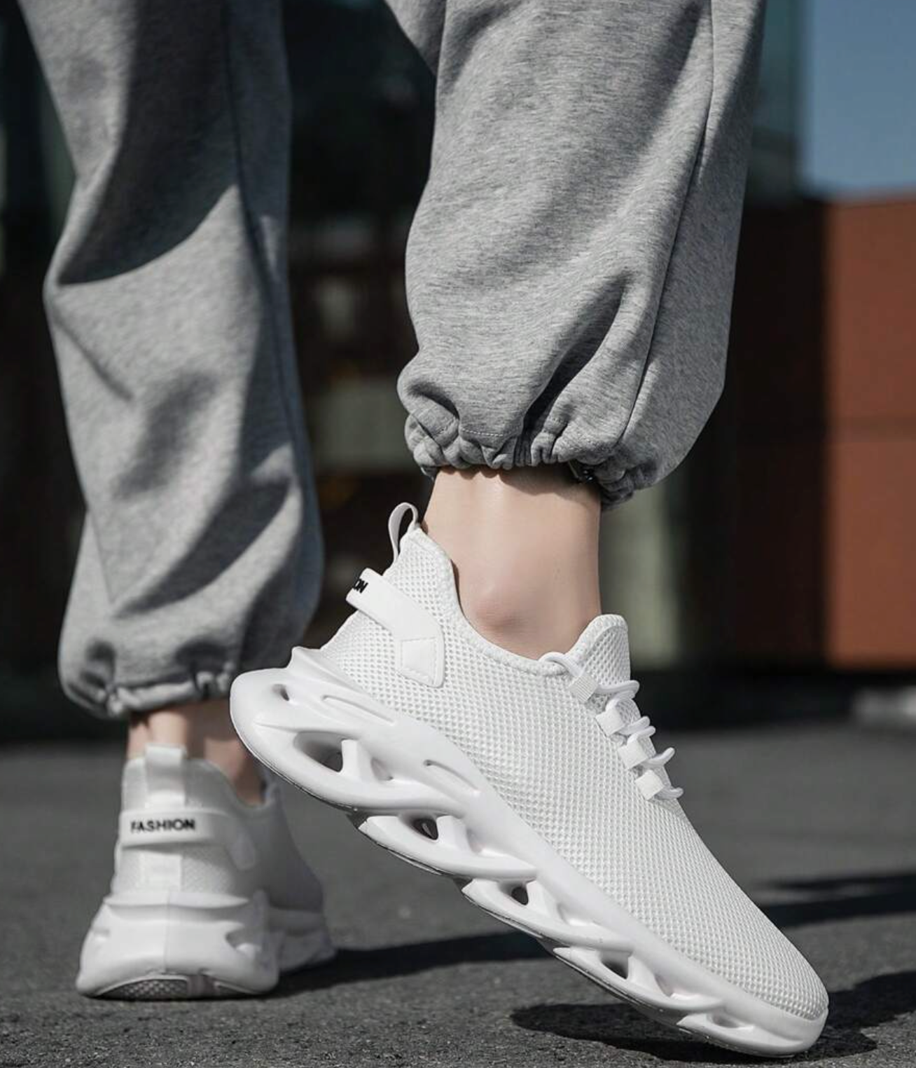Breathable Mesh Blade Sole