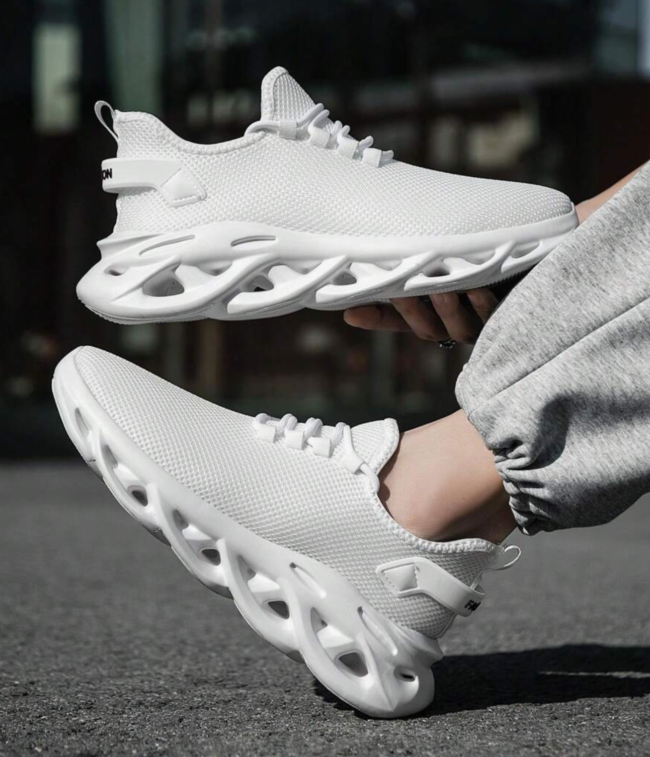 Breathable Mesh Blade Sole